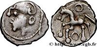 FRANKREICH Denier à la tête casquée GALLIEN - NORDGALLIEN - ÆDUI (BIBRACTE, Region die Mont-Beuvray) Autun (71) c. 80-50 AC. (14,5mm, 1,90g, 8h) -