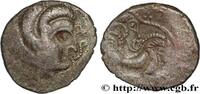 FRANKREICH Statère de billon, classe IVa au nez orné GALLIEN - ARMORICA - CORIOSOLITÆ (Region die Corseul, Cotes d'Armor) Saint-Brieuc (22) Ier siècle avant J.-C. (21,5mm, 6,32g, 2h -