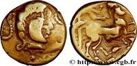 FRANKREICH Quart de statère d’or au personnage ailé, var. 3 VENETI (Region die Vannes) Vannes (56) IIe siècle avant J.-C. (11mm, 1,87g, 12h) -