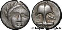 Classic 2 (400 BC to 350 BC) Diobole THRAKIEN - APOLLONIA PONTICA Apollonia Pontica, Thrace c. 410/404 - 341/323 AC. (10mm, 1,32g, 6h) -