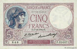 FRANKREICH 5 Francs FEMME CASQUÉE FRANKREICH 5 Francs FEMME CASQUÉE 1932 fST -