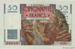 FRANKREICH 50 Francs LE VERRIER FRANKREICH 50 Francs LE VERRIER 1946 fST -