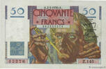 FRANKREICH 50 Francs LE VERRIER FRANKREICH 50 Francs LE VERRIER 1950 VZ+ -