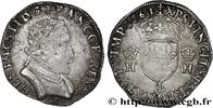 FRANKREICH Teston au buste lauré, 2e type CHARLES IX. COINAGE AT THE NAME OF HENRY II Bayonne 1561 (28mm, 37g, 3h) -