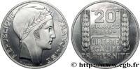 FRANKREICH Essai de 20 francs Turin, en aluminium, tranche li DRITTE FRANZOSISCHE REPUBLIK Paris 1938 (33mm, 4,09g, 6h) -