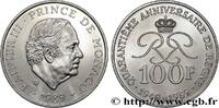 MONACO 100 Francs Rainier III 40e anniversaire de règne MONACO Paris 1989 (31mm, 15,05g, 6h) -