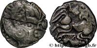 FRANKREICH Quart de statère de billon, classe III au sanglier GALLIEN - ARMORICA - CORIOSOLITÆ (Region die Corseul, Cotes d'Armor) Saint-Brieuc (22) c. 80-50 AC. (13mm, 1,14g, 2h) -