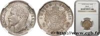 FRANKREICH 1 franc Napoléon III, tête laurée ZWEITES KAISERREICH Strasbourg 1866 (23,03mm, 5g, 6h) -