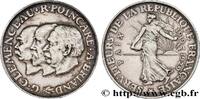 FRANKREICH Module de 20 francs argent, 10e anniversaire de la DRITTE FRANZOSISCHE REPUBLIK Paris 1929 (35mm, 19,85g, 12h) -