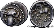 FRANKREICH Denier à la tête casquée GALLIEN - NORDGALLIEN - ÆDUI (BIBRACTE, Region die Mont-Beuvray) Autun (71) c. 80-50 AC. (15mm, 1,90g, 9h) -