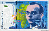 FRANKREICH 50 Francs SAINT-EXUPÉRY modifié FRANKREICH 50 Francs SAINT-EXUPÉRY modifié 1994 fST -