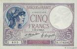 FRANKREICH 5 Francs FEMME CASQUÉE FRANKREICH 5 Francs FEMME CASQUÉE 1924 fVZ -