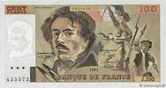 FRANKREICH 100 Francs DELACROIX imprimé en continu FRANKREICH 100 Francs DELACROIX imprimé en continu 1991 ST -