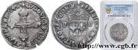 FRANKREICH Quart d'écu, titulature côté croix LOUIS XIV THE SUN KING Bayonne 1646 (30mm, 9,712g, 9h) -