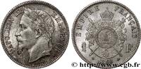 FRANKREICH 1 franc Napoléon III, tête laurée ZWEITES KAISERREICH Strasbourg 1869 (23mm, 5,05g, 6h) -