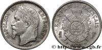 FRANKREICH 1 franc Napoléon III, tête laurée ZWEITES KAISERREICH Strasbourg 1870 (23mm, 4,99g, 6h) -