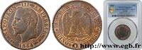 FRANKREICH Cinq centimes Napoléon III, tête laurée ZWEITES KAISERREICH Paris 1864 (25mm, 5g, 6h) -