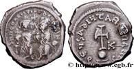 THE HERACLIUS DYNASTY (602-717) Hexagramme HERACLIUS und HERACLIUS CONSTANTINUS Constantinople 626-635 (23mm, 6,48g, 7h) -