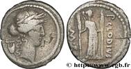 THE REPUBLIC (280 BC to 27 BC) Denier CLAUDIA Rome 42 AC. (19mm, 3,31g, 12h) -