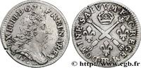 FRANKREICH Cinq sols aux insignes LOUIS XIV THE SUN KING Strasbourg 1704 (17,5mm, 1,49g, 6h) -