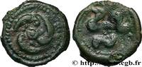 FRANKREICH Potin aux trois poissons GALLIEN - BELGICA - LINGONES (Region die Langres) c.80-50 AC. (17,5mm, 2,19g, h) -