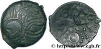 FRANKREICH Bronze au cheval GALLIEN - AULERCI EBUROVICES (Region die Évreux) Évreux (27) c.60-50 AC. (14,5mm, 2,84g, 12h) -