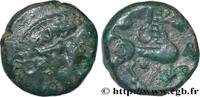 FRANKREICH Bronze au personnage courant GALLIEN - BELGICA - BELLOVACI (Region die Beauvais) Beauvais (60) c. Ier siècle avant J.-C. (14,5mm, 3,29g, 6h) -