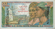 SAINT-PIERRE UND MIQUELON 10 NF sur 500 Francs Pointe à Pitre Spécimen SAINT-PIERRE UND MIQUELON 10 NF sur 500 Francs Pointe à Pitre Spécimen 1964 fST+ -