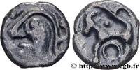 FRANKREICH Potin à la tête casquée et à l’annelet pointé GALLIEN - SENONES (Region die Sens) Ier siècle avant J.-C. (17,5mm, 3,08g, 3h) -