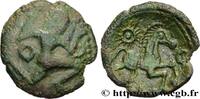 FRANKREICH Bronze au personnage courant GALLIEN - BELGICA - BELLOVACI (Region die Beauvais) Beauvais (60) c. Ier siècle avant J.-C. (17mm, 2,65g, 4h) -