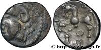 FRANKREICH Denier à la tête casquée GALLIEN - NORDGALLIEN - ÆDUI (BIBRACTE, Region die Mont-Beuvray) Autun (71) c. 80-50 AC. (14,5mm, 1,91g, 10h) -