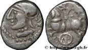 FRANKREICH Denier KALETEDOY à la rouelle GALLIEN - BELGICA - LINGONES (Region die Langres) c. 80-50 AC. (13mm, 1,90g, 10h) -