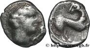 FRANKREICH Obole au cheval retourné GALLIEN - NEDENES (oppidum des Montlaures) 90-40 AC. (9mm, 0,47g, 7h) -