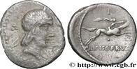 THE REPUBLIC (280 BC to 27 BC) Denier CALPURNIUS Rome 90 AC. (18mm, 3,59g, 4h) -