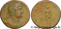THE ANTONINES (96 AD to 192 AD) Sesterce HADRIANUS Rome 122 (32mm, 25,59g, 6h) -