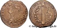 FRANKREICH 2 sols dit au faisceau, type FRANÇOIS LOUIS XVI Metz 1792 (31,5mm, 23,92g, 6h) -