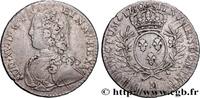 FRANKREICH Demi-écu aux branches d'olivier, buste habillé LOUIS XV THE WELL-BELOVED Toulouse 1730 (32mm, 14,52g, 6h) -