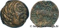 FRANKREICH Bronze YLLYCCI à l’oiseau, classe VI GALLIEN - SENONES (Region die Sens) c. avant 52 AC. (15mm, 2,85g, 8h) -