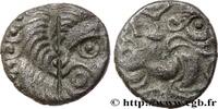 FRANKREICH Quart de statère de billon, classe III au sanglier GALLIEN - ARMORICA - CORIOSOLITÆ (Region die Corseul, Cotes d'Armor) Saint-Brieuc (22) c. 80-50 AC. (12,5mm, 0,75g, 9h) -