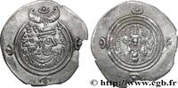 Post-hellenistic 2 (227 AD to 650 AD) Drachme SASANIEN - SASANIDISCHES KÖNIGREICH - KHUSRO II Furat-i-Mesham (PL) 615 (30,5mm, 3,43g, 3h) -