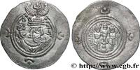 Post-hellenistic 2 (227 AD to 650 AD) Drachme SASANIEN - SASANIDISCHES KÖNIGREICH - KHUSRO II Persépolis, Istakhr (ST) 611 (32,5mm, 3,93g, 3h) -