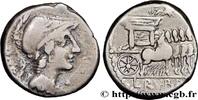 THE REPUBLIC (280 BC to 27 BC) Denier RUBRIA Rome 87 AC. (17mm, 4,30g, 8h) -
