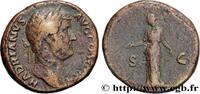 THE ANTONINES (96 AD to 192 AD) Sesterce HADRIANUS Rome 136 (29,5mm, 27,63g, 6h) -