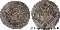Post-hellenistic 2 (227 AD to 650 AD) Drachme SASANIEN - SASANIDISCHES KÖNIGREICH - KHUSRO II Shiz, Shiraz 627 (31mm, 4,10g, 9h) -
