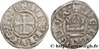 CROISADES - PRINCIPAUTÉ D'ACHAÏE - CHARLES II D'AN Denier CROISADES - PRINCIPAUTÉ D'ACHAÏE - CHARLES II D'ANJOU Glarentsa n.d. (18mm, 0,79g, 9h) -