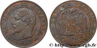 FRANKREICH Cinq centimes Napoléon III, tête nue ZWEITES KAISERREICH Lille 1853 (25mm, 5,10g, 6h) -