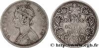 BRITISCH-INDIEN 1 Roupie Victoria BRITISCH-INDIEN Calcutta 1890 (30,5mm, 11,46g, 12h) -
