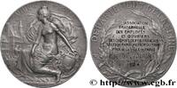 FRANKREICH Médaille, ville de Paris, Association fraternelle TRANSPORTS (TRAINS, BUS, TRAMWAYS, BATEAUX...) 75 - Paris 1924 (50mm, 65,03g, 12h) -