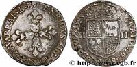 FRANKREICH Quart d’écu NAVARRE-BEARN - HENRY III Morlaàs 1585 (27,5mm, 9,37g, 11h) -