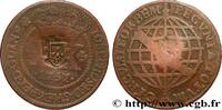 BRESIL - PRINCE JEAN REGENT 40 Réis contremarqué sur une 20 Réis de 1757 BRESIL - PRINCE JEAN REGENT Lisbonne (1809) (35mm, 14,61g, 12h) -